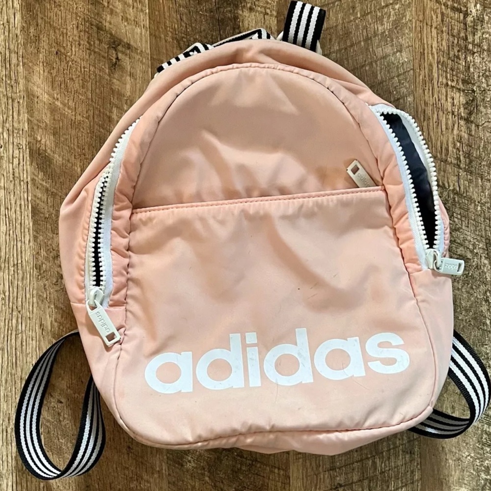 Adidas Pink Polyester Mini Backpack - image 1